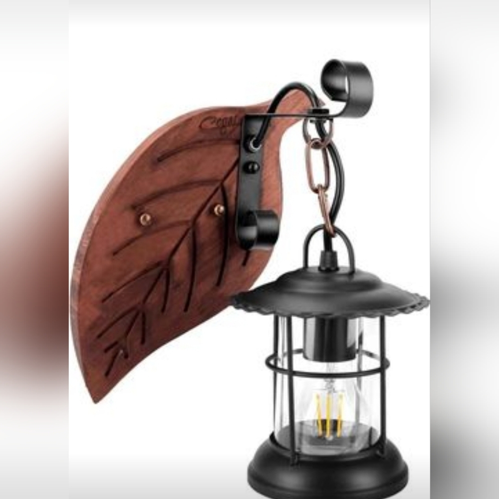 Retro Rustic Wall Light, by Cegar, NEW